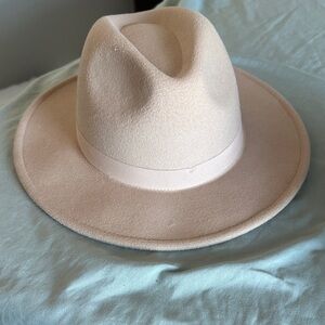 Elegant Cream Fedora Hat